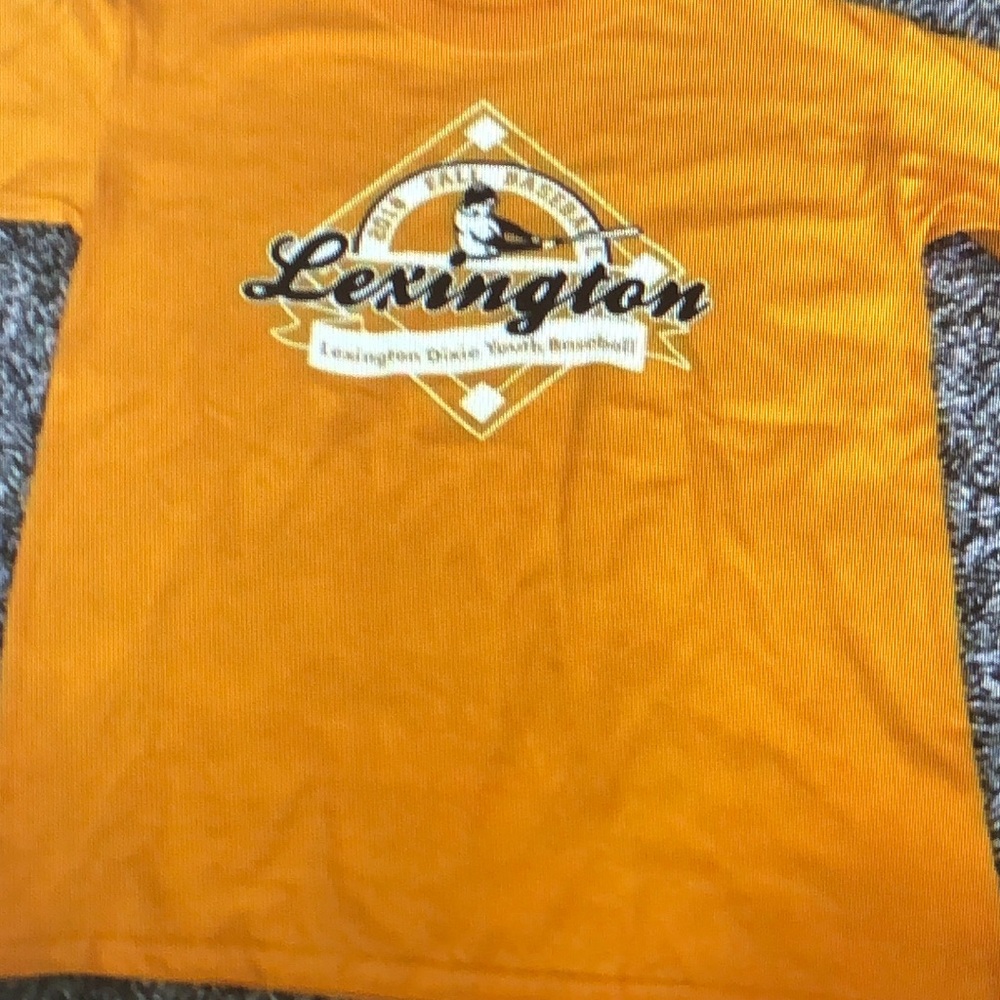 2018 lexington Dixie Youth baseball t shirt size large Short Sleeve Cotton